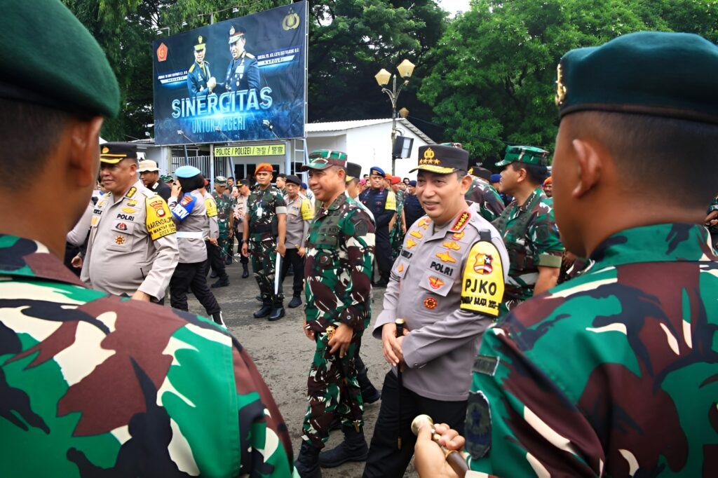 Foto: TNI-Polri siap menghadapi aksi tidak puas dengan hasil pemilu.