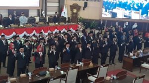 Pelantikan anggota DPRD Kukar 2024-2029 hari ini, Rabu (14/8/2024).